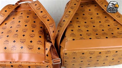 how to know fake mcm bag|mcm backpack rep.